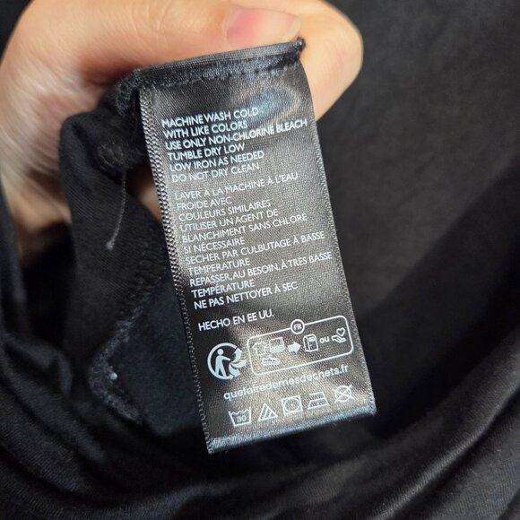 Free People Free-est Royale One Piece Jumpsuit Black Cowl Neck Wide Leg Boho L - Picture 8 of 9